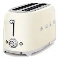 Smeg TSF02CREU tostadora 6 4 rebanada(s) 1500 W Crema de color
