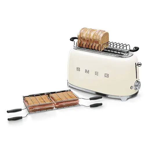 Smeg TSF02CREU tostadora 6 4 rebanada(s) 1500 W Crema de color