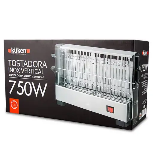 Küken Tostadora Vertical Inox 750w