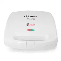 Orbegozo SW 7100 sandwichera 1500 W Blanco