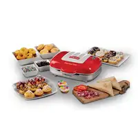 Ariete 1972/00 sandwichera 700 W Rojo, Blanco