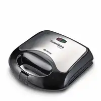 Ariete 1980/00 sandwichera 750 W Negro, Gris