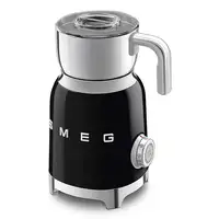 Smeg MFF11BLEU espumador o calentador de leche Automático Negro