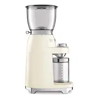 Smeg CGF11CREU molinillo de café 150 W Crema de color, Transparente