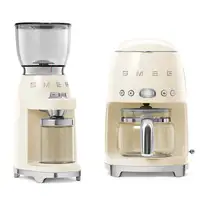 Smeg CGF11CREU molinillo de café 150 W Crema de color, Transparente