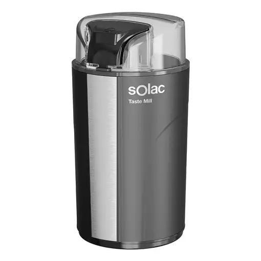 Solac S90800400 molinillo de café 200 W Negro, Acero inoxidable