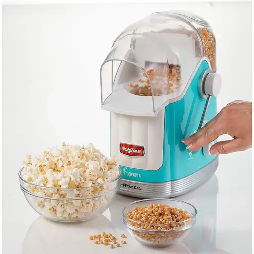 Ariete 2958/01 palomitas de maiz poppers Azul, Blanco 1100 W