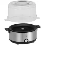 WMF KITCHENminis 0415470011 palomitas de maiz poppers Negro, Acero inoxidable 2,2