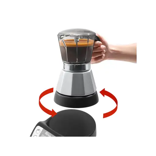 Cafeteras italianas Semi-automática Negro 4 cups EMKP 42.B DE’LONGHI