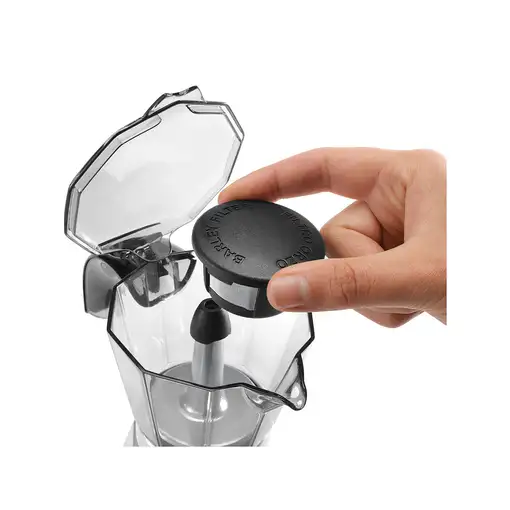 Cafeteras italianas Semi-automática Negro 4 cups EMKP 42.B DE’LONGHI