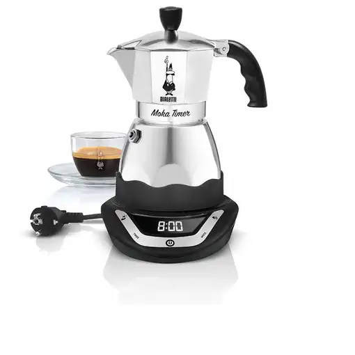 Bialetti EAsy Timer 6 Totalmente automática Cafetera moka eléctrica 0,3 L