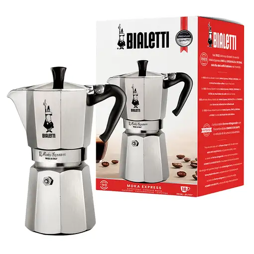 Cafeteras italianas Aluminio 18 cups 0001167 BIALETTI