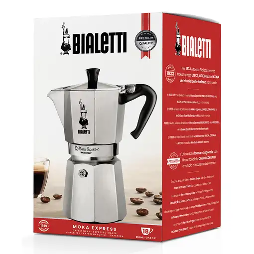 Cafeteras italianas Aluminio 18 cups 0001167 BIALETTI