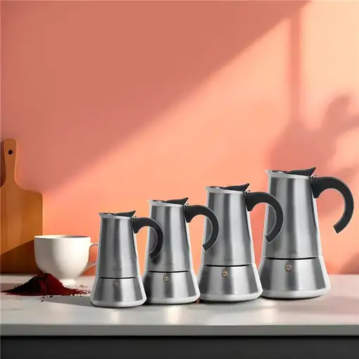 Cafeteras italianas Negro 10 cups CAX110 JATA