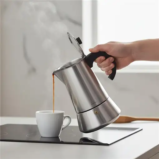Cafeteras italianas Negro 10 cups CAX110 JATA