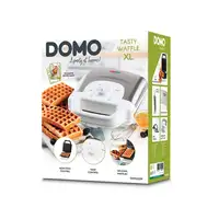 Domo DO9222W gofrera 2 barquillo(s) 900 W Negro, Blanco