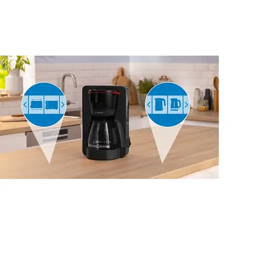 Cafeteras goteo Manual Negro 1.25 L 15 cups TKA2M113 BOSCH