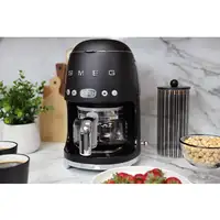 Cafeteras goteo Totalmente automática Negro 1.4 L 10 cups DCF02BLMEU SMEG