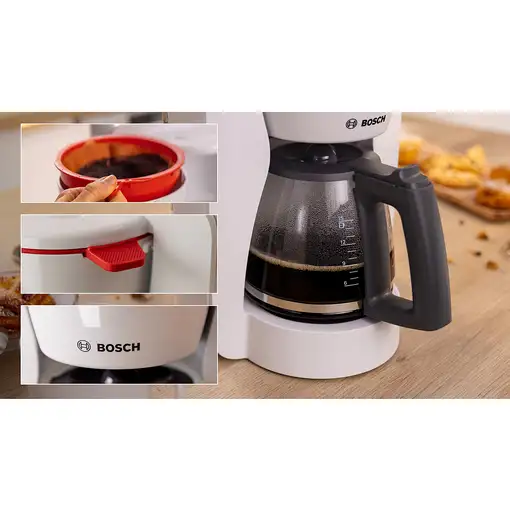 Cafeteras goteo Manual Blanco 1.25 L 15 cups TKA2M111 BOSCH