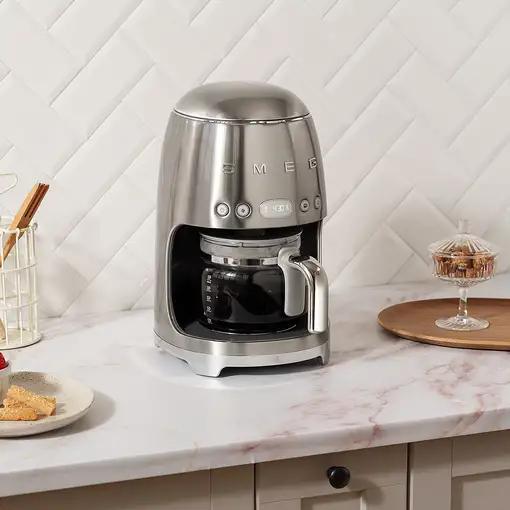 Smeg DCF02SSEU Cafetera de filtro, Acero inoxidable 18/8