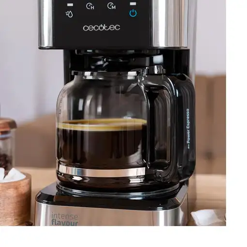 Cafeteras express Manual Negro 12 cups 00272 CECOTEC