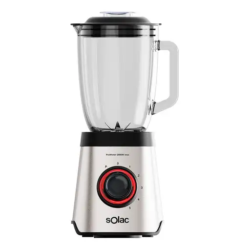 Solac S91204000 licuadora Batidora de vaso 200 W Acero inoxidable