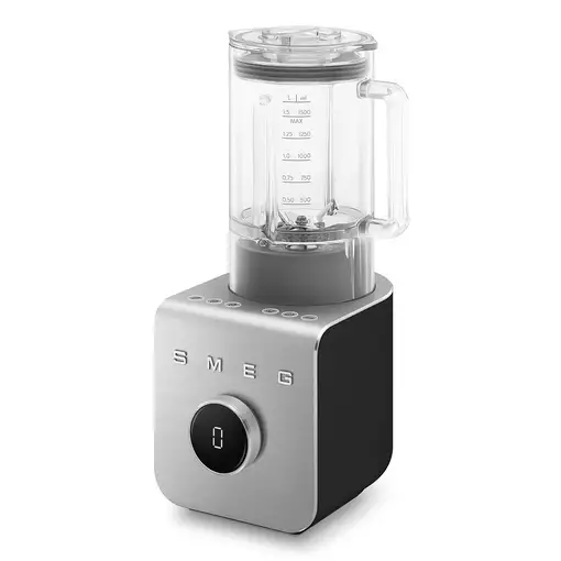 Smeg BLC01BLMEU licuadora Batidora de vaso 1400 W Aluminio, Negro