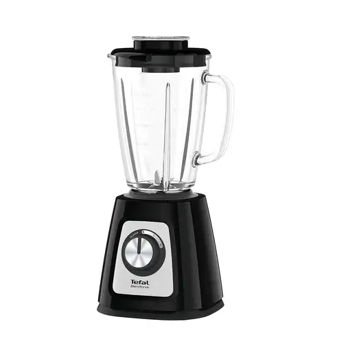 Tefal BlendForce II BL4358 1,25 L Batidora de vaso 800 W Negro, Acero pulido