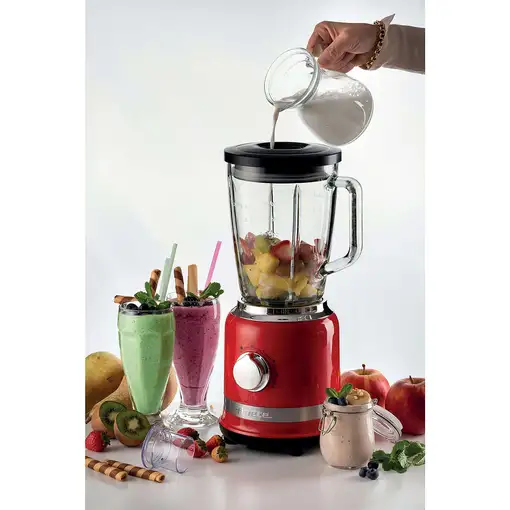 Ariete 0585/00 1,5 L Batidora de vaso 1000 W Rojo, Acero inoxidable