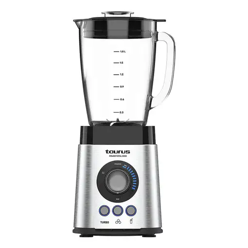 Taurus Power Total 2000 2,2 L Batidora de vaso 2000 W Negro, Acero inoxidable