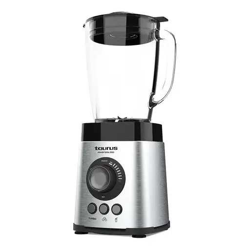 Taurus Power Total 2000 2,2 L Batidora de vaso 2000 W Negro, Acero inoxidable