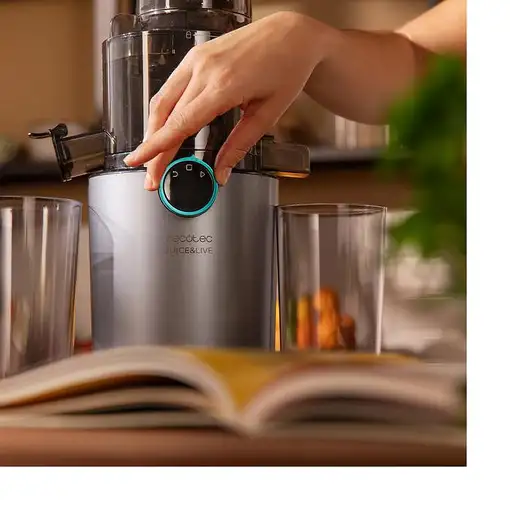 Cecotec A01_EU01_101572 licuadora Batidora de vaso 200 W Negro, Gris