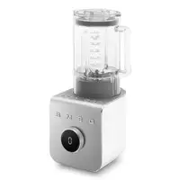 Smeg BLC01WHMEU licuadora Batidora de vaso 1400 W Aluminio, Blanco