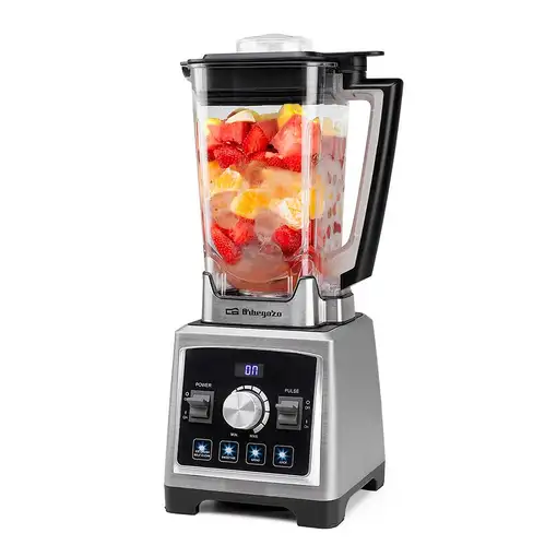 Orbegozo BV 9800 licuadora Batidora de vaso 1500 W Negro, Acero inoxidable