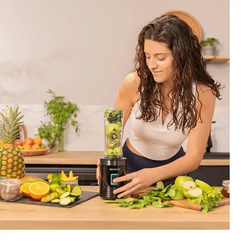 Cecotec 04395 licuadora 0,6 L Licuadora de vaso 350 W Negro