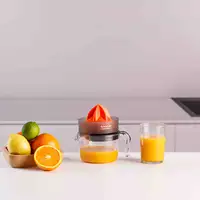 Taurus CITRUS COMPACT Exprimidor eléctrico con brazo 30 W Negro, Naranja, Transpar