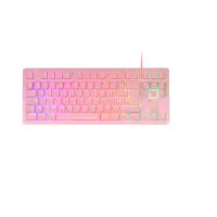 Mars Gaming MK023, Teclado Gaming TKL, Tecnología Híbrida H-Mech, Iluminación FRGB