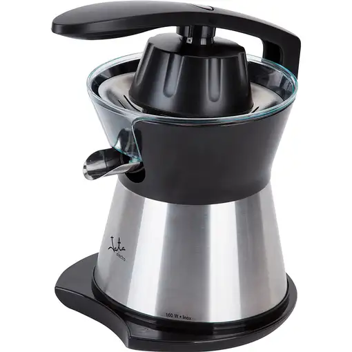 JATA EX613 exprimidor Licuadora centrífuga 160 W Negro, Acero inoxidable