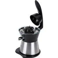 JATA EX613 exprimidor Licuadora centrífuga 160 W Negro, Acero inoxidable