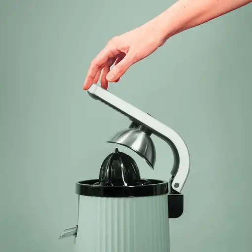 Cecotec Xqueeze RetroJuice 600 Exprimidor lenta 600 W Negro, Verde, Acero inoxidab