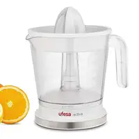 Ufesa EX4942 Exprimidor eléctrico con brazo 40 W Transparente, Blanco