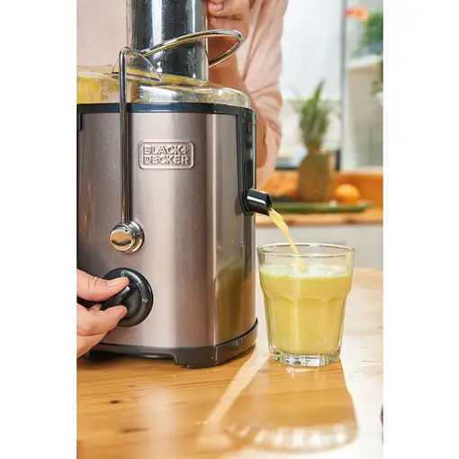 Black & Decker BXJE600E exprimidor 600 W Acero inoxidable