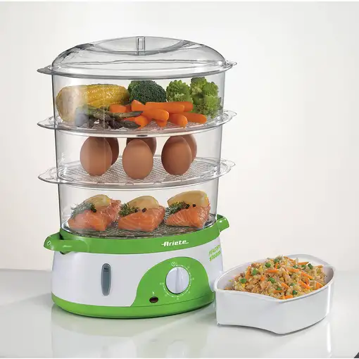 Ariete 0911/01 vaporizador 3 cesta(s) Encimera 800 W Verde