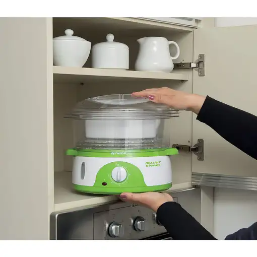 Ariete 0911/01 vaporizador 3 cesta(s) Encimera 800 W Verde