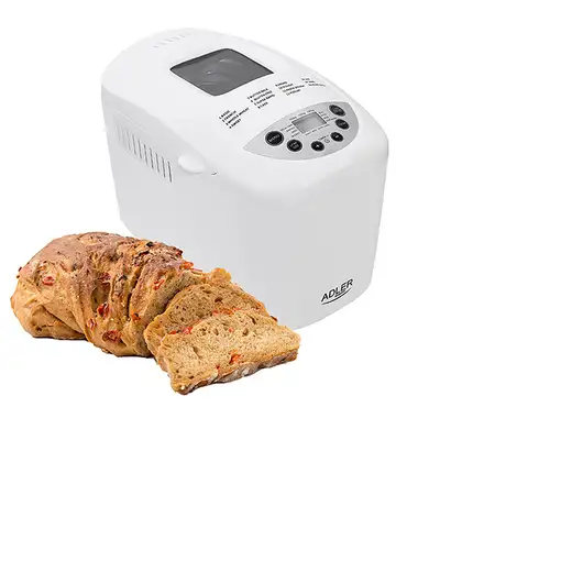 Adler AD 6019 panificadora 850 W Blanco