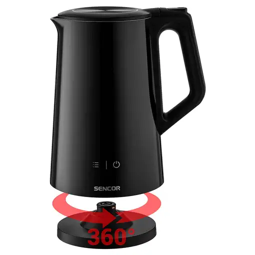 Sencor SWK 0590BK tetera eléctrica 1,5 L 2200 W Negro