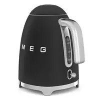 Smeg KLF03BLMEU tetera eléctrica 1,7 L 2400 W Negro, Cromo