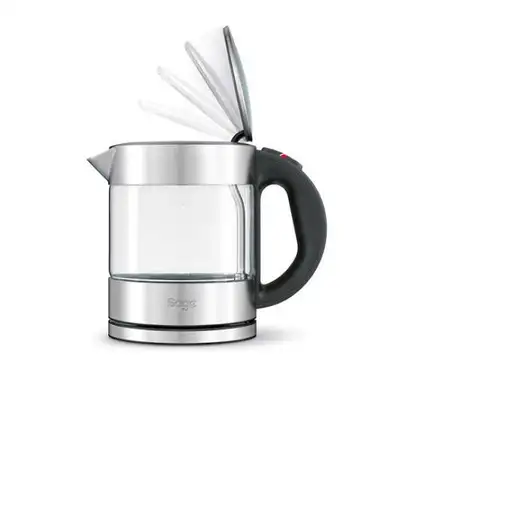 Sage the Compact Kettle Pure tetera eléctrica 1 L 2400 W Negro, Plata, Transparent