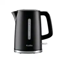 Flama 727FL tetera eléctrica 1,7 L 2200 W Negro
