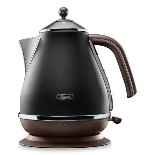 De’Longhi KBOV 2001.BK tetera eléctrica 1,7 L 2000 W Negro, Marrón